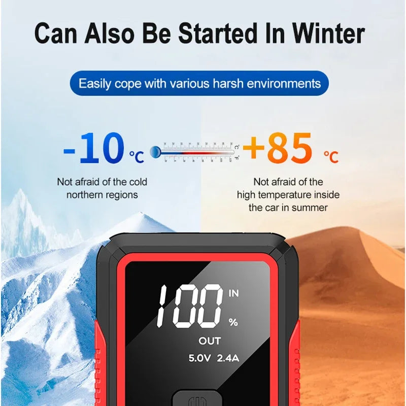 12V Portable Car Battery Jump Starter
