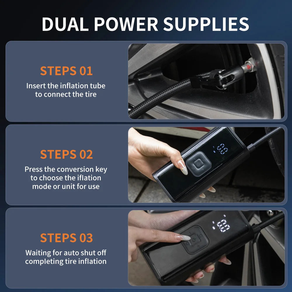 EcoAutoZone Wireless Tire inflator