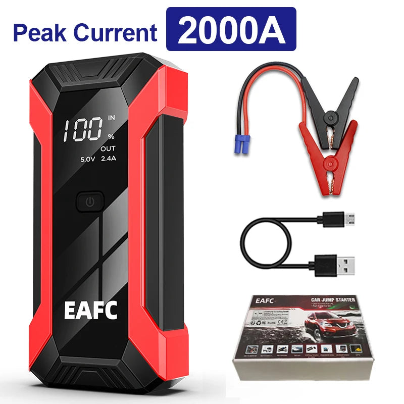 12V Portable Car Battery Jump Starter